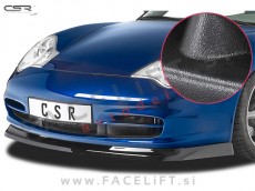 Porsche 911 / 996 (02-06) / podaljšek sprednjega odbijača / črni (mat)