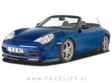 Porsche 911 / 996 (02-06) / podaljšek sprednjega odbijača / črni (sijaj)