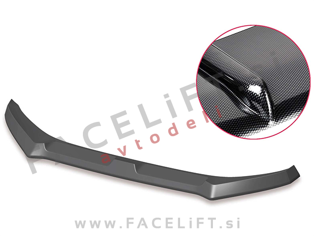 Seat Mii / (12-18) / podaljšek sprednjega odbijača / karbon (sijaj)
