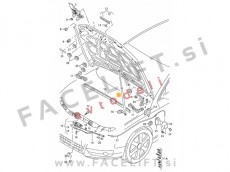 Audi Q5 / 8R (08-16) / plinski amortizer pokrova motorja
