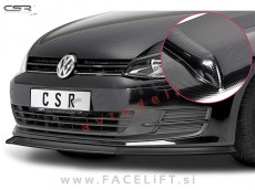 VW Golf 7 12-17 podaljšek sprednjega odbijača karbon (sijaj)