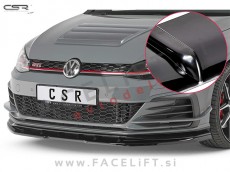 VW Golf 7 GTI TCR 19-20 podaljšek sprednjega odbijača črni sijaj
