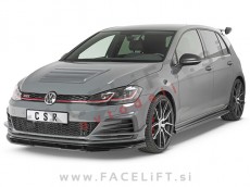 VW Golf 7 GTI TCR 19-20 podaljšek sprednjega odbijača črni sijaj