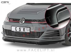 VW Golf 7 GTI TCR 19-20 podaljšek sprednjega odbijača črni mat