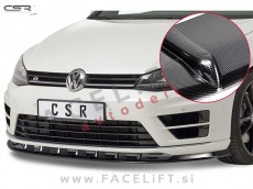 VW Golf 7 R 12-17 podaljšek sprednjega odbijača karbon (sijaj)