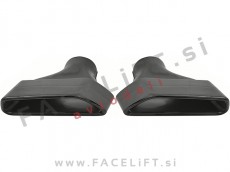 BMW 5 G30 G31 17- nastavki za izpuh črni (sijaj)