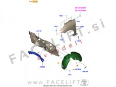 Ford Fiesta 08-17 sprednji kolotek desni