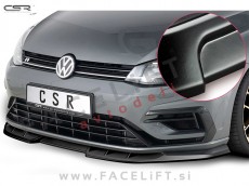 VW Golf 7 R / 5G (17-20) / podaljšek sprednjega odbijača / črni (mat)