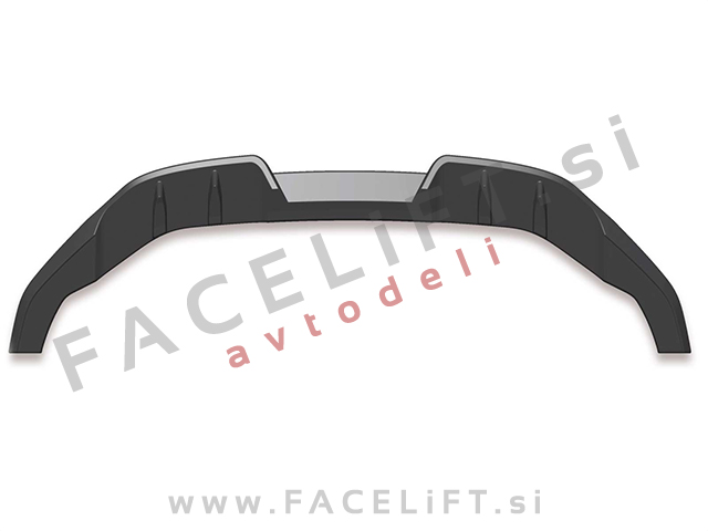 VW Golf 7 R / 5G (17-20) / podaljšek sprednjega odbijača / črni (mat)