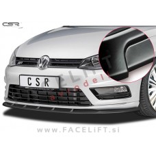 VW Golf 7 R-Line / 5G (12-17) / podaljšek sprednjega odbijača / črni (mat)