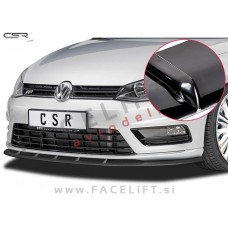 VW Golf 7 R-Line / 5G (12-17) / podaljšek sprednjega odbijača / črni (sijaj)