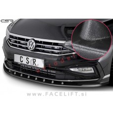 VW Passat R-Line / B8 (19- ) / podaljšek sprednjega odbijača / črni (mat)