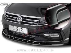 VW Passat R-Line / B8 (19- ) / podaljšek sprednjega odbijača / črni (mat)