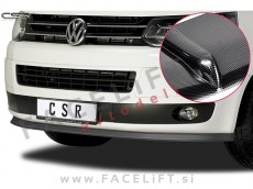VW T5 09-15 podaljšek sprednjega odbijača karbon (sijaj)
