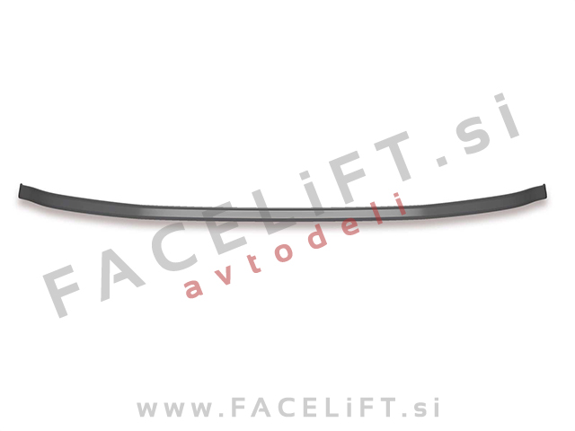 VW T5 09-15 podaljšek sprednjega odbijača črni (mat)