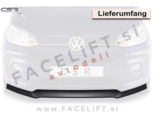 VW up! / (16-19) / podaljšek sprednjega odbijača / črni (sijaj) VW up! / (16-19) / podaljšek sprednjega odbijača / črni (sijaj)