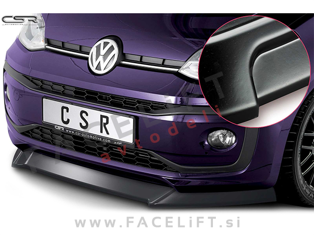 VW up! / (16-19) / podaljšek sprednjega odbijača / črni (mat) VW up! / (16-19) / podaljšek sprednjega odbijača / črni (mat)