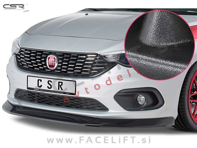 Fiat Tipo / 356 (15- ) / podaljšek sprednjega odbijača / črni (mat)