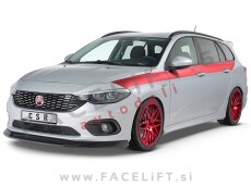 Fiat Tipo / 356 (15- ) / podaljšek sprednjega odbijača / črni (mat)