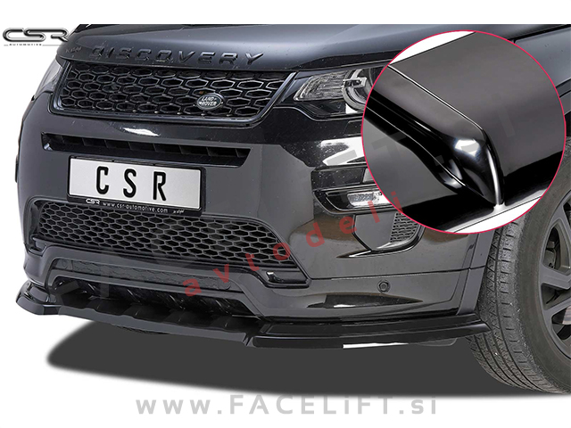 Land Rover Discovery Sport / (15-19) / podaljšek sprednjega odbijača / črni (sijaj) Land Rover Discovery Sport / (15-19) / podaljšek sprednjega odbijača / črni (sijaj)