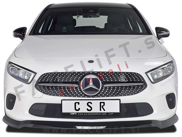 Mercedes A / W177 (18- ) / podaljšek sprednjega odbijača / karbon (sijaj)