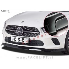 Mercedes A / W177 (18- ) / podaljšek sprednjega odbijača / črni (mat)