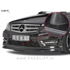Mercedes C AMG Line W204 11-15 podaljšek sprednjega odbijača črni (mat)