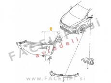 VW Golf 7 Alltrack / 5G (12-20) / meglenka / desna