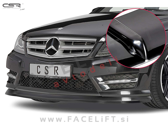 Mercedes C AMG Line W204 11-15 podaljšek sprednjega odbijača črni (sijaj) Mercedes C AMG Line W204 11-15 podaljšek sprednjega odbijača črni (sijaj)