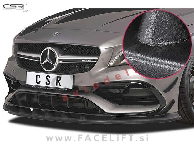 Mercedes CLA AMG C117 15- podaljšek sprednjega odbijača črni (mat)