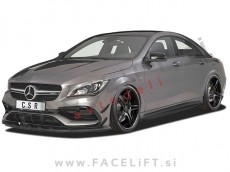 Mercedes CLA AMG C117 15- podaljšek sprednjega odbijača črni (mat)