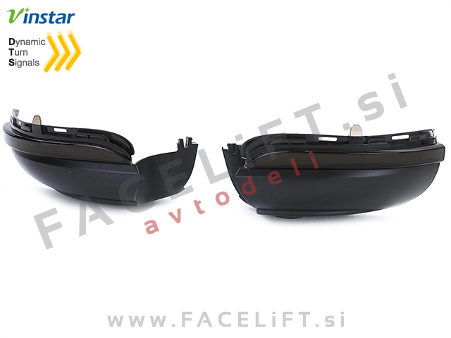 VW Touran 1T3 10-15 dinamični LED smerniki bočnih ogledal zatemnjeni