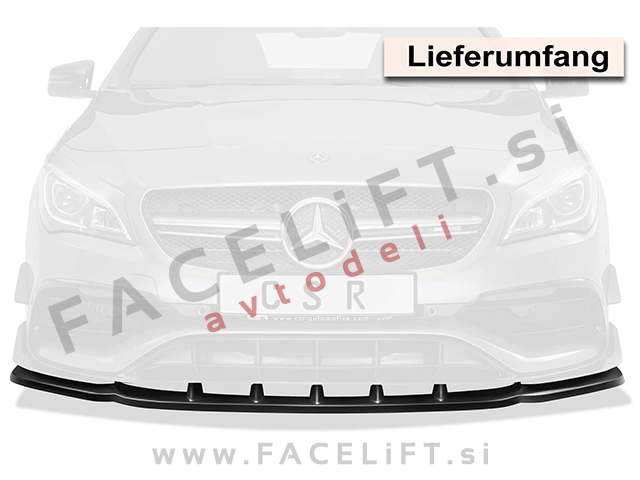 Mercedes CLA AMG C117 15- podaljšek sprednjega odbijača črni (mat) Mercedes CLA AMG C117 15- podaljšek sprednjega odbijača črni (mat)