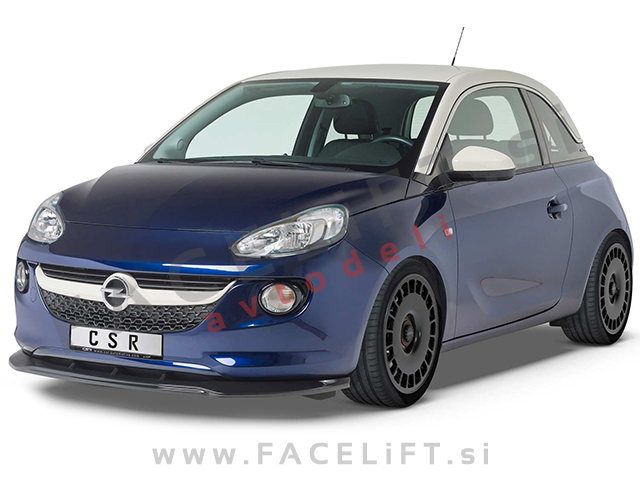 Opel Adam / (12-19) / podaljšek sprednjega odbijača / črni (mat) Opel Adam / (12-19) / podaljšek sprednjega odbijača / črni (mat)