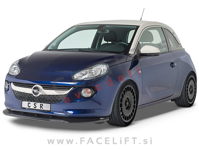 Opel Adam / (12-19) / podaljšek sprednjega odbijača / karbon (sijaj)