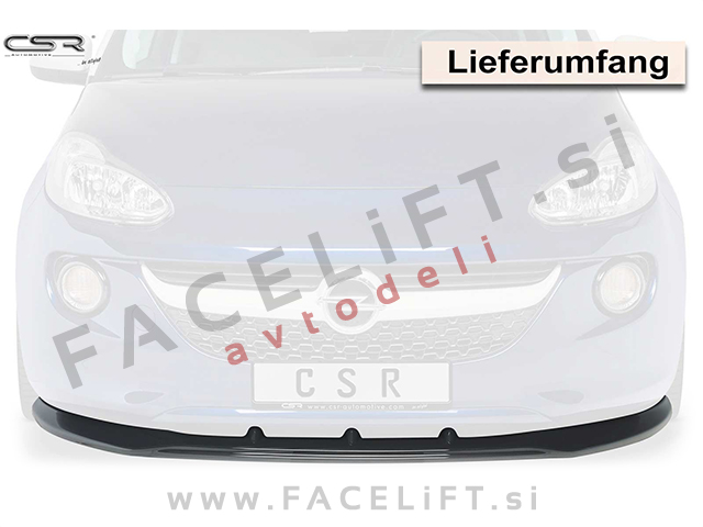 Opel Adam / (12-19) / podaljšek sprednjega odbijača / karbon (sijaj) Opel Adam / (12-19) / podaljšek sprednjega odbijača / karbon (sijaj)