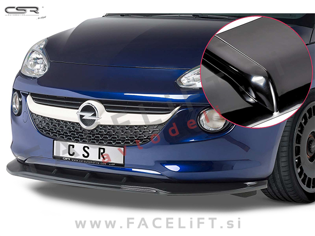 Opel Adam / (12-19) / podaljšek sprednjega odbijača / črni (sijaj) Opel Adam / (12-19) / podaljšek sprednjega odbijača / črni (sijaj)