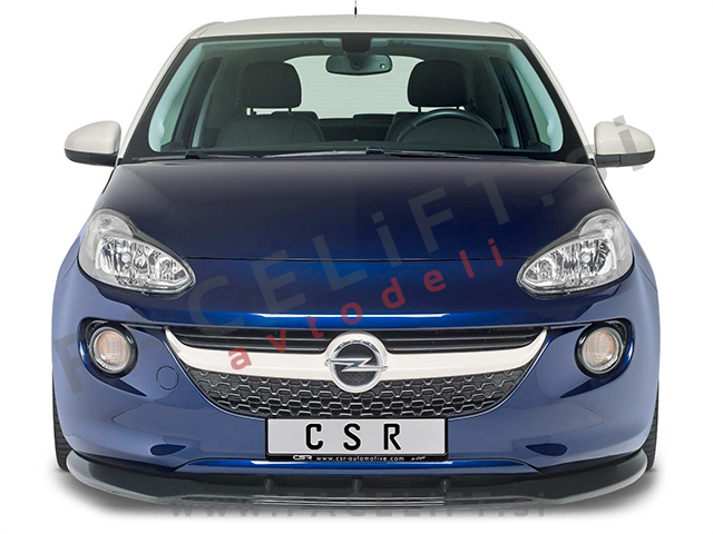 Opel Adam / (12-19) / podaljšek sprednjega odbijača / črni (sijaj)
