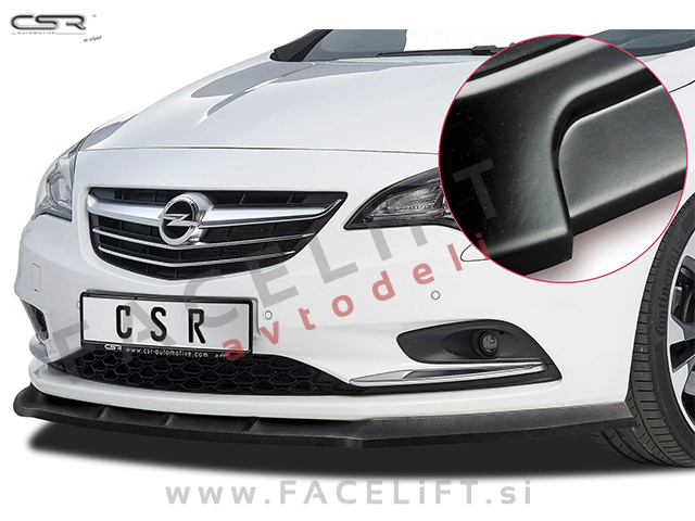 Opel Cascada / (13-19) / podaljšek sprednjega odbijača / črni (mat) Opel Cascada / (13-19) / podaljšek sprednjega odbijača / črni (mat)
