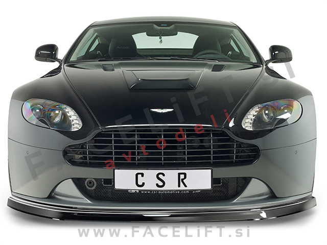 Aston Martin Vantage / (08-17) / podaljšek sprednjega odbijača / črni (mat)