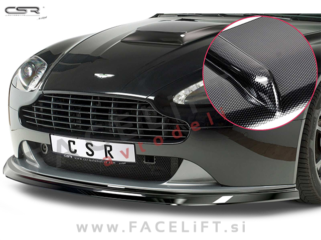 Aston Martin Vantage / (08-17) / podaljšek sprednjega odbijača / karbon (sijaj) Aston Martin Vantage / (08-17) / podaljšek sprednjega odbijača / karbon (sijaj)