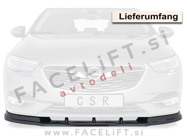 Opel Insignia B / (17- ) / podaljšek sprednjega odbijača / karbon (sijaj)