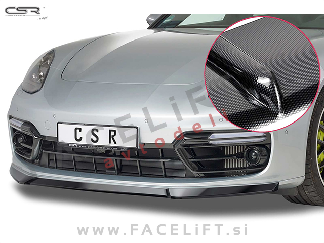 Porche Panamera / 971 (16- ) / podaljšek sprednjega odbijača / karbon (sijaj)