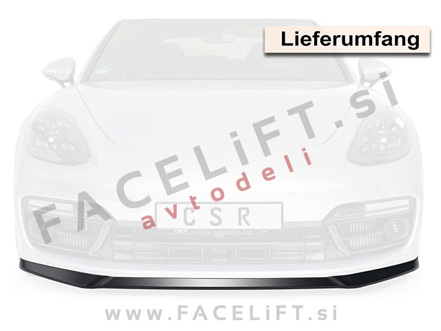 Porche Panamera / 971 (16- ) / podaljšek sprednjega odbijača / karbon (sijaj)