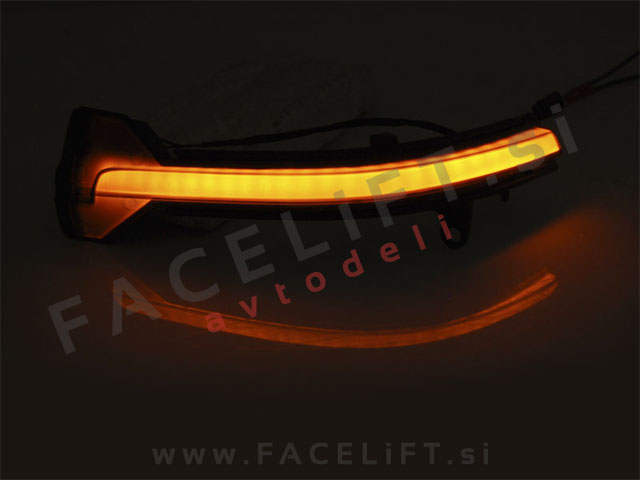 BMW 5 F10 F11 LCI 13-17 dinamični LED smerniki bočnih ogledal zatemenje