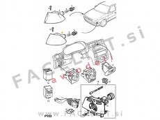 Opel Astra F / T92 (91-94) / sprednji smernik / levi Opel Astra F / T92 (91-94) / sprednji smernik / levi