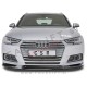 Audi A4 B9 8W 15-19 podaljšek sprednjega odbijača črni (sijaj)
