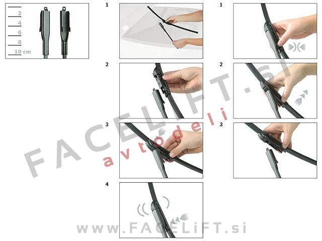 Brisalne metlice Bosch Aerotwin A955S