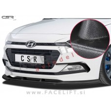 Hyundai i20 / GB (14-20) / podaljšek sprednjega odbijača / črni (mat)