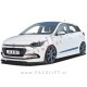 Hyundai i20 / GB (14-20) / podaljšek sprednjega odbijača / črni (mat)